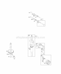 Part Location Diagram of 692272 Briggs and Stratton Piston Assembly. (.010" O.S.)